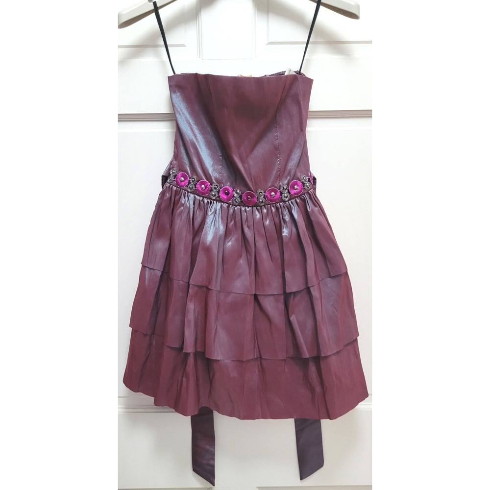 Stella M'Lia Tween Teen Formalwear - Strapless Dress Chameleon Kellen - One Size